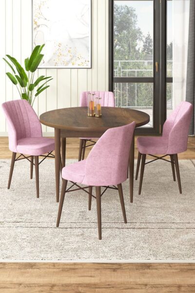 Dining Table & Chairs Set (5 Pieces) Rox - Baroque