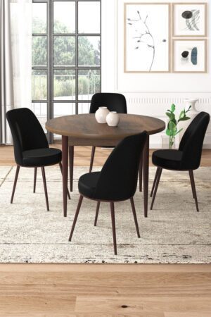 Dining Table & Chairs Set (5 Pieces) Tor - Baroque