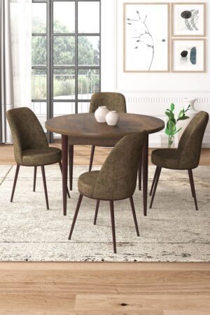 Dining Table & Chairs Set (5 Pieces) Tor - Baroque