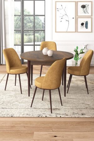 Dining Table & Chairs Set (5 Pieces) Tor - Baroque