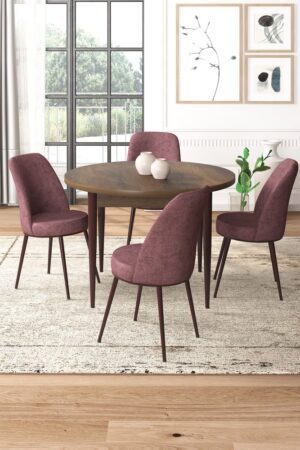 Dining Table & Chairs Set (5 Pieces) Tor - Baroque