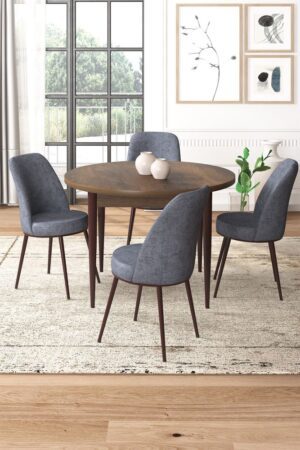 Dining Table & Chairs Set (5 Pieces) Tor - Baroque