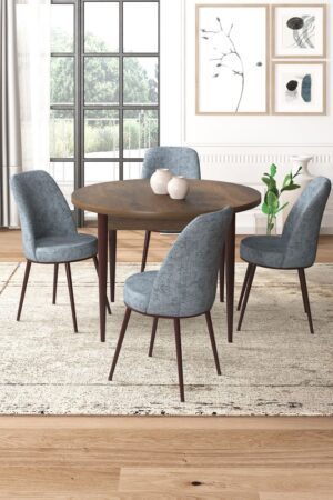 Dining Table & Chairs Set (5 Pieces) Tor - Baroque