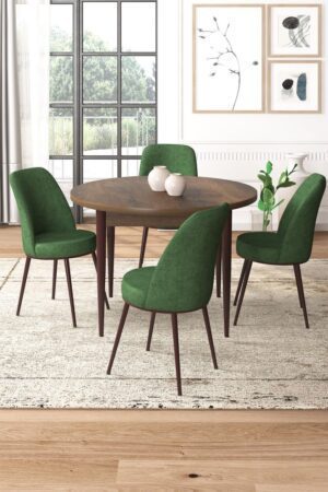 Dining Table & Chairs Set (5 Pieces) Tor - Baroque