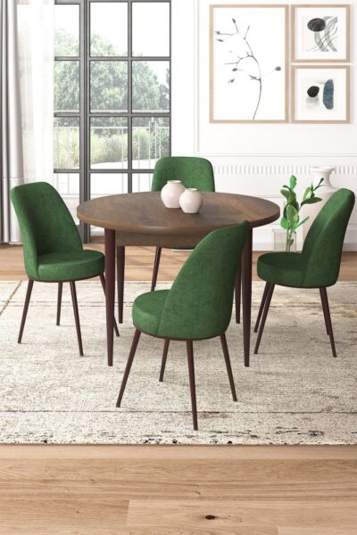 Dining Table & Chairs Set (5 Pieces) Tor - Baroque