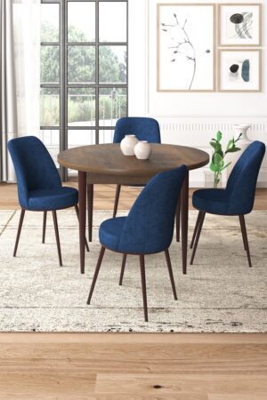 Dining Table & Chairs Set (5 Pieces) Tor - Baroque