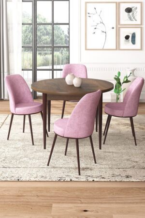 Dining Table & Chairs Set (5 Pieces) Tor - Baroque