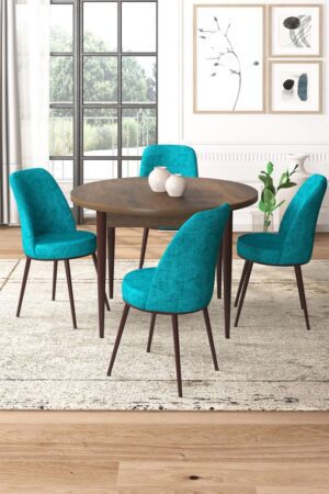 Dining Table & Chairs Set (5 Pieces) Tor - Baroque