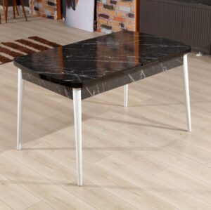 Extendable Dining Table Bendir - White