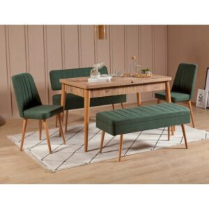 Jedálenský set s rozkladacím stolom a stoličkami (5 kusov) Vina 1070 - 4 - Atlantic