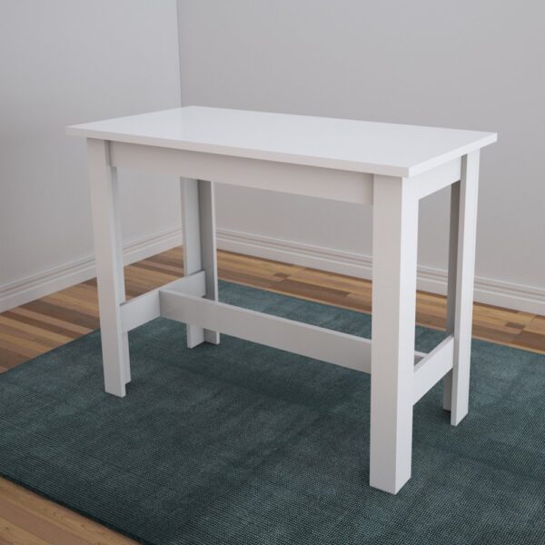 Jedálenský stôl Barra - Shiny White – Obrázok 4