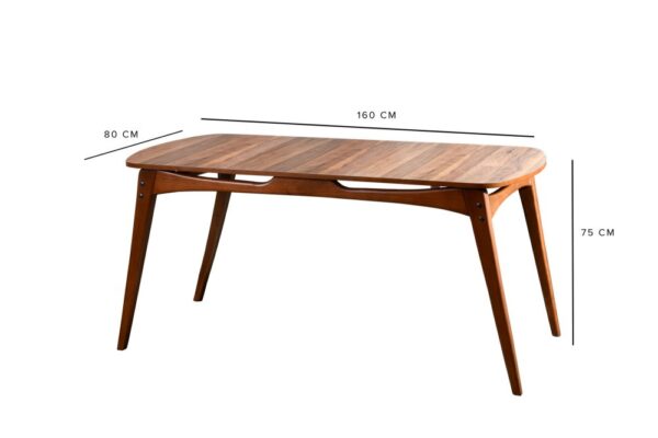 Jedálenský stôl Touch - Wooden – Obrázok 3
