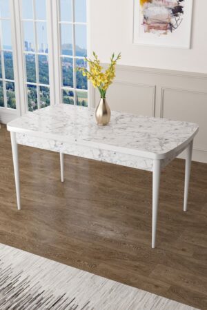 Jedálenský stôl Zen - White Marble