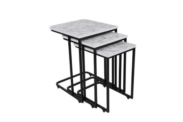 Sada odkladacích stolíkov (3 kusy) Ce Metal Zigon - 9404 – Obrázok 2