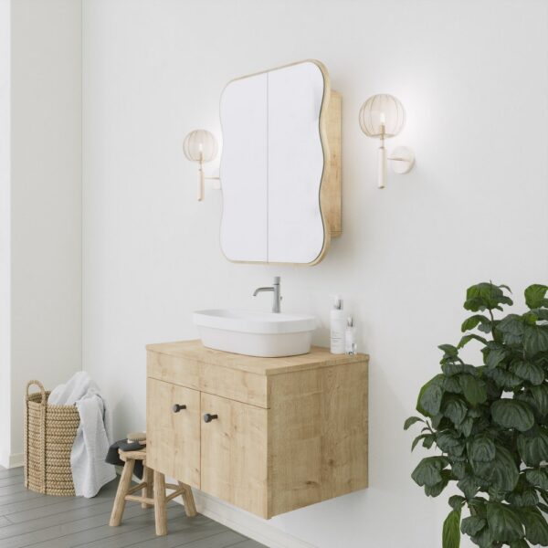 Kúpeľňová skrinka Day Dream - Oak – Obrázok 4