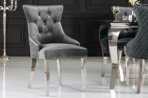 Chesterfield jedálenská stolička 2 ks FRIXON Dekorhome