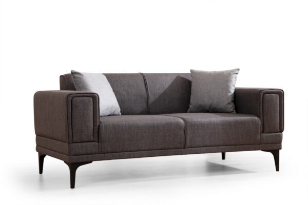Dvojmiestna pohovka Horizon 170 cm tmavo sivá