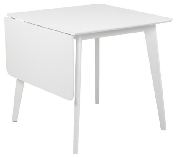 Jedálenský rozťahovací stôl Roxby 80/120 cm biely