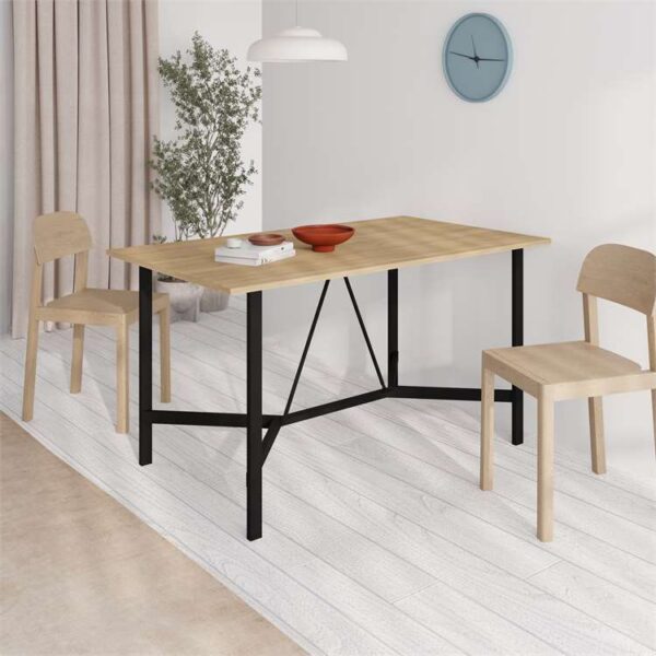 Jedálenský stôl Houseland Dalma 140 cm dub safírový