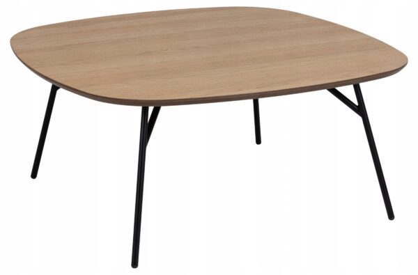 Konferenčný stolík Caracas 90 cm dub olejovaný/čierny