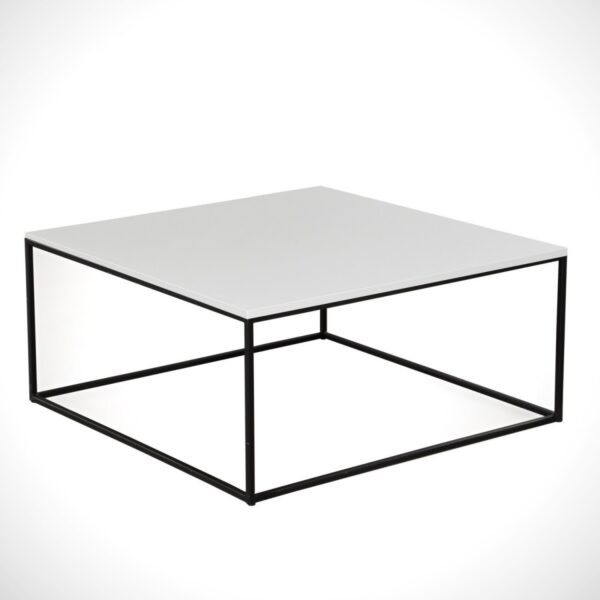 Konferenčný stolík Poly 75 cm biely II