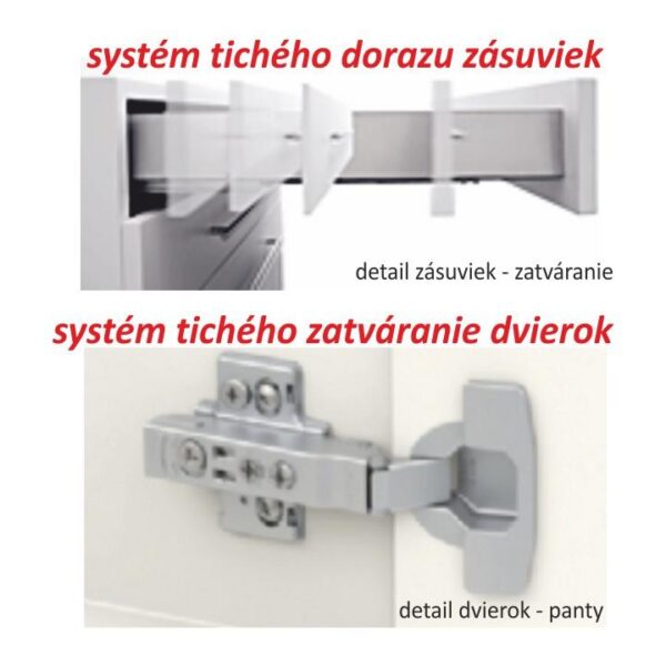 Kuchynská zostava LINE 260 Tempo Kondela – Obrázok 4