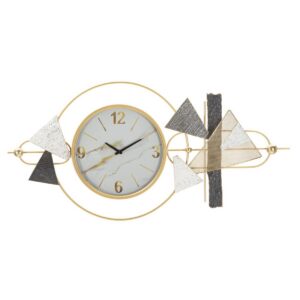 Nástenné hodiny Amy 120 cm zlaté/viacfarebné