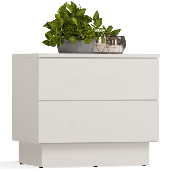 Nočný stolík Amber 55 cm kašmírový