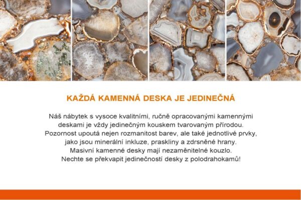 Odkladací stolík DAFNE Dekorhome – Obrázok 2