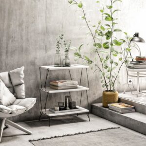 Príručný stolík / Odkladací stolík Lazandos - White