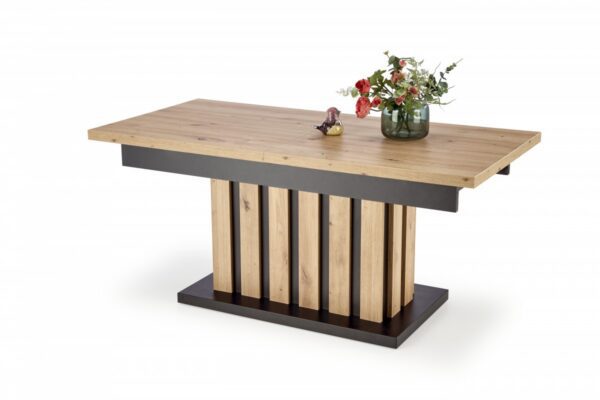 Rozkladací konferenčný stolík Baretti dub artisan/čierny