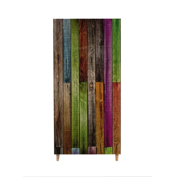 Šatníková skriňa Stil 90 cm dub sonoma/viacfarebná