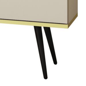 Nohy k TV stolíku ORO 135 cm 4 ks čierne