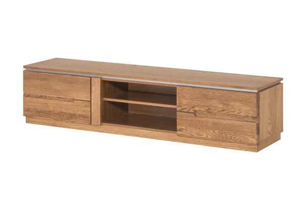 TV stolík Montenegro 25 163 cm z masívu dub Rustikal