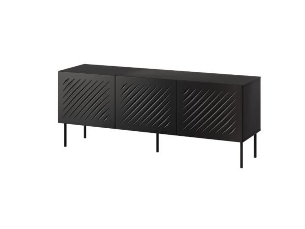 TV stolík Siena 150 cm čierny