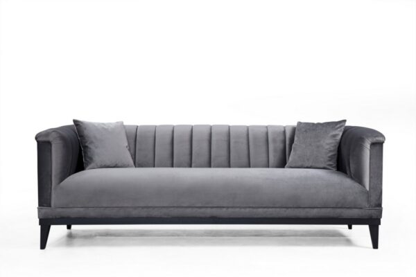 Trojmiestna pohovka Trendy 225 cm tmavosivá