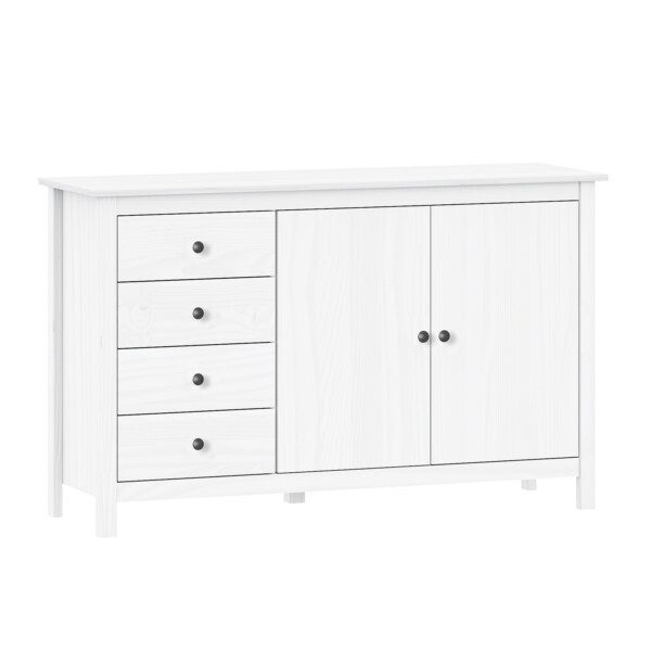 Komoda 2 dvere + 4 zásuvky TORINO biela