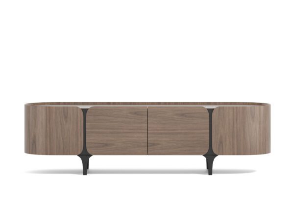 TV stolek Sileno 200 cm ořech/černý