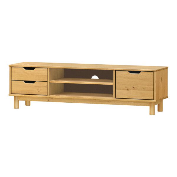TV stolík 1 dvere + 2 zásuvky BONITO 2 vosk