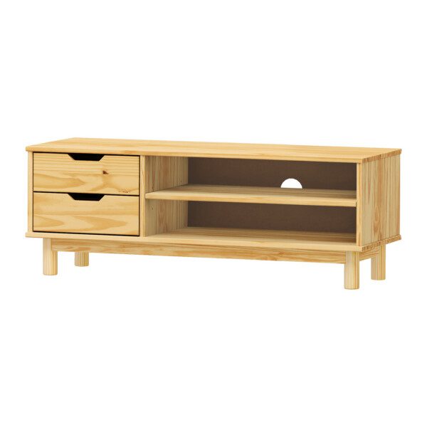 TV stolík 2 zásuvky BONITO 2 lak