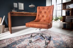 Chesterfield kancelárske kreslo KELEOS Dekorhome