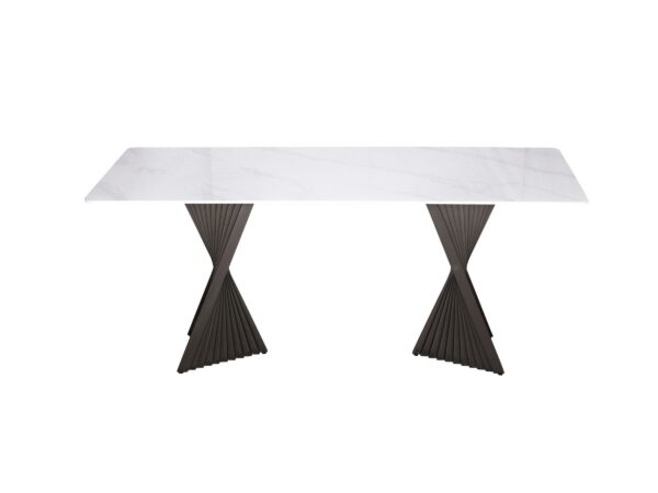 Jídelní stůl Modig M17 180 cm grafit/mramor