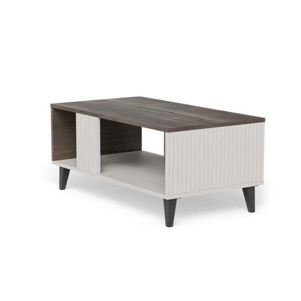 Konferenčný stolík Random 92 cm kašmír/orech