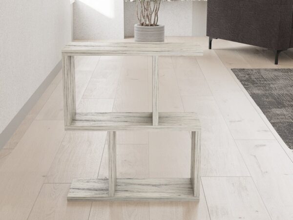 Príručný stolík / Odkladací stolík Zet - Freesia Marble – Obrázok 4