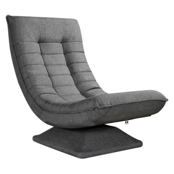 Skládací designové relaxační křeslo Jerrick šedé