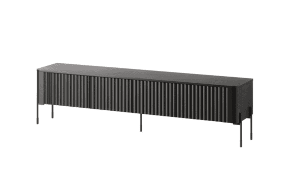 TV stolík Vera 190 cm čierny