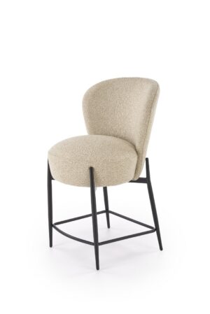 Barová stolička H126 bouclé béžová