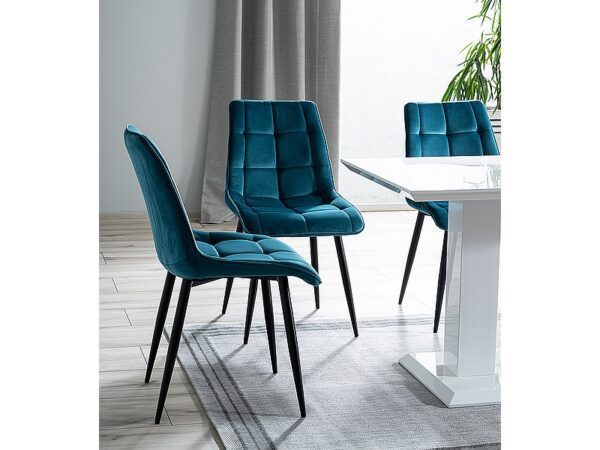 Jedálenská stolička CHIC VELVET Signal – Obrázok 2