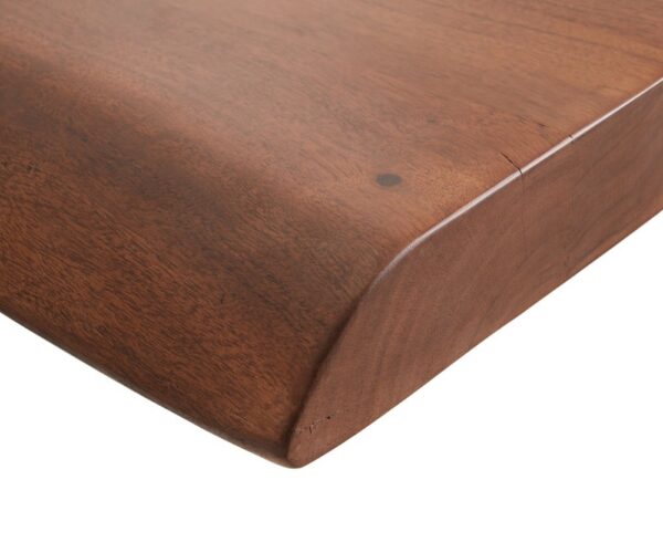 Jedálenský stôl Edge 300x100 XL akácia hnedá Spider plochá oceľ čierna – Obrázok 4