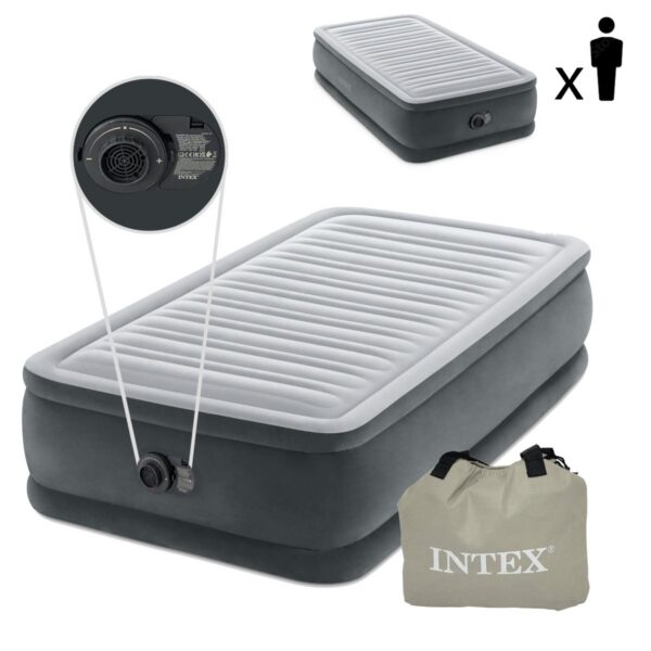 Nafukovací matrac s pumpičkou INTEX DELUXE 191 x 99 cm